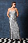 Buy_Swatee Singh_Silver Embellished Off Shoulder Starry Corset Gown _at_Aza_Fashions