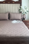 Buy_Sadyaska_Grey 100% Cotton Zephyr Quilted Reversible Bedspread Set_at_Aza_Fashions