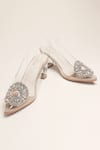 The Alter Beige Crystals Layla Embellished Block Heels at Aza Fashions The Alter_Beige Crystals Layla Embellished Block Heels _at_Aza_Fashions