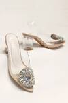 Buy The Alter Beige Crystals Layla Embellished Block Heels Buy_The Alter_Beige Crystals Layla Embellished Block Heels
