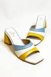 Buy_The Alter_White Cassie Color Blocked Heels _at_Aza_Fashions