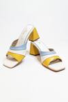 Buy_The Alter_White Cassie Color Blocked Heels 