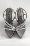 Buy_The Alter_Grey Rhinestones Kiara Embellished Block Heels _Online_at_Aza_Fashions