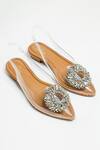 Shop_The Alter_Beige Julia Rhinestone Embellished Flats _at_Aza_Fashions