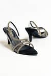 Buy_The Alter_Black Stones Alayna Embellished Stilettos _Online_at_Aza_Fashions