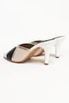 The Alter_White Plain Madison Color Block Mules _at_Aza_Fashions
