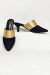 Shop_The Alter_Black Plain Jane Color Block Mules _at_Aza_Fashions