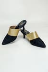 Shop_The Alter_Black Plain Jane Color Block Mules _Online_at_Aza_Fashions