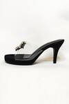 Buy_The Alter_Black Stone And Brooch Embellished Marina Stiletto Heels _Online_at_Aza_Fashions