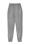 Dash and Dot_Grey Viscose Plain Jogger Pant  _Online_at_Aza_Fashions