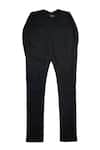 Buy_Dash and Dot_Black 62.8% Viscose Plain Equestrian Pant  _Online_at_Aza_Fashions