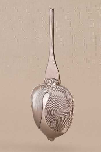 Shop_Ampm_Silver Kudrat Abstract Handle Bag 