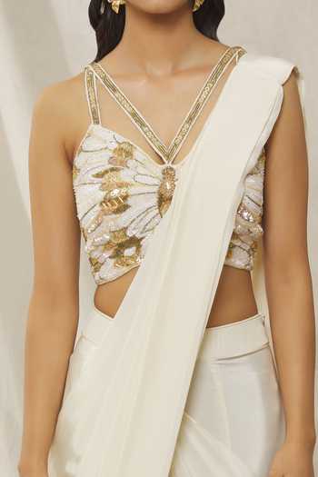 Alaya Saree with Hand Embellished Blouse