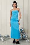 Buy_Therealb_Blue Satin Open Neck Bewitching Ballroom Dress _at_Aza_Fashions