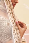 Angad Singh_Pink Raw Silk Embroidered Zardozi Vintage Jaal Bridal Lehenga Set _Online_at_Aza_Fashions