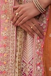 Buy_Angad Singh_Pink Raw Silk Embroidered Organza Zardozi And Bridal Lehenga Set _Online_at_Aza_Fashions