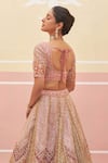 Shop_Angad Singh_Pink Raw Silk Embroidered Organza Zardozi And Bridal Lehenga Set 