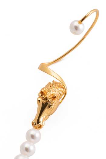Opalina Soulful Jewellery_White Stones, Beads Swarovski Pearl Embellished Cuffs _Online_at_Aza_Fashions
