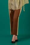 Buy_Megha Garg_Green Modal Satin Hand Embroidered Thread Round Jacket Pant Set_Online_at_Aza_Fashions