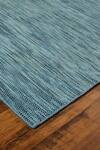 Buy_Kaleen India_Blue 50% Wool And 50% Viscose Hand Woven Oval Shaped Rug_Online_at_Aza_Fashions