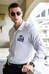 Shop_Avalipt_White Cotton Blend Virat Kohli Hand Paint Shirt_at_Aza_Fashions
