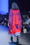 Shop_Ka-Sha_Red Kala Cotton Embroidered Bead Round Jacket _at_Aza_Fashions