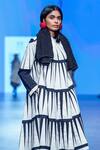 Buy_KA-Sha_Off White Cotton Round Neck Geometric Pattern Jacket _Online_at_Aza_Fashions