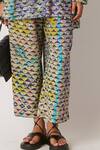 Yavi_Yellow 100% Cotton Icra Printed Culotte Pant  _Online_at_Aza_Fashions