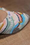 Buy_Foot Fuel_Multi Color Zari, Sequins Jeena Thread And Zardosi Work Mule Heels 
