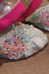 Shop_Foot Fuel_Multi Color Beads Deewani Plumeria Embellished Matka Heels _Online_at_Aza_Fashions