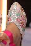 Buy_Foot Fuel_Multi Color Beads Deewani Plumeria Embellished Matka Heels 