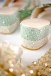 NR By Nidhi Rathi_Green Embellished Pearl Wedges_Online