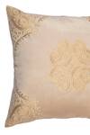 Buy_Khaabka_Beige Velvet Zari Mehr Embroidered Cushion Covers - 2 Pcs_Online_at_Aza_Fashions