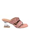 Buy_Devano_Pink Flow Split Toe Heels _Online_at_Aza_Fashions