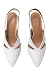 Buy_Devano_White Cami Slingback Pointed Toe Pumps _at_Aza_Fashions