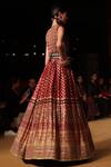 Shop_Nitya Bajaj_Gold Modal Silk Embroidery Sequin Anarkali Square With Kalidar Jacket _Online_at_Aza_Fashions