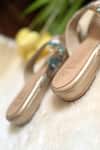 Buy_Modanta Footwear_Multi Color Embroidered V-strap Slip-ons_Online_at_Aza_Fashions