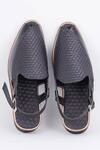 Buy_RNG Safawala_Black Basket Weave Woven Slip-on Mules _at_Aza_Fashions