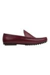 Baron & Bay_Maroon Plain Penny Loafers  _Online_at_Aza_Fashions