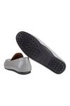 Buy_Baron & Bay_Grey Plain Penny Loafers  _Online_at_Aza_Fashions