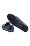 Buy_Baron & Bay_Blue Plain Dual Shaded Loafers  _Online_at_Aza_Fashions