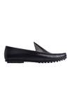 Baron & Bay_Black Plain Patent Leather Loafers  _Online_at_Aza_Fashions