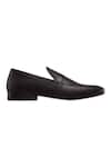Baron&Bay_Black Plain Arzignano Napa Leather Shoes _Online_at_Aza_Fashions