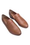 Buy_Baron & Bay_Brown Plain Arzignano Shoes  _at_Aza_Fashions