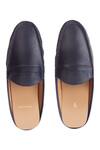 Shop_Baron & Bay_Blue Plain Arno Backless Loafers  _at_Aza_Fashions