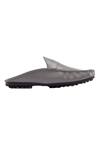 Buy_Baron&Bay_Grey Plain Backless Napa Leather Loafers _Online_at_Aza_Fashions