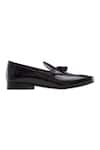 Baron&Bay_Black Plain Arzignano Tassel Ornamented Shoes  _Online_at_Aza_Fashions