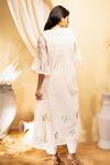 Shop The White Tree Studio Off White Kurta- Chanderi (70% Cotton And Cross Smocked Anarkali & Culottes Set at Aza Fashions Shop_The White Tree Studio_Off White Kurta- Chanderi (70% Cotton And Cross Smocked Anarkali & Culottes Set _at_Aza_Fashions