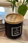 Shop_MJ Label_Black Soy Wax, Glass Jar Istanbul Big Royal Oud Scented Candle_at_Aza_Fashions