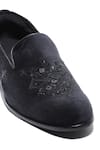 Buy_Asuka_Black Embroidery Midnight Velvet Shoes _Online_at_Aza_Fashions